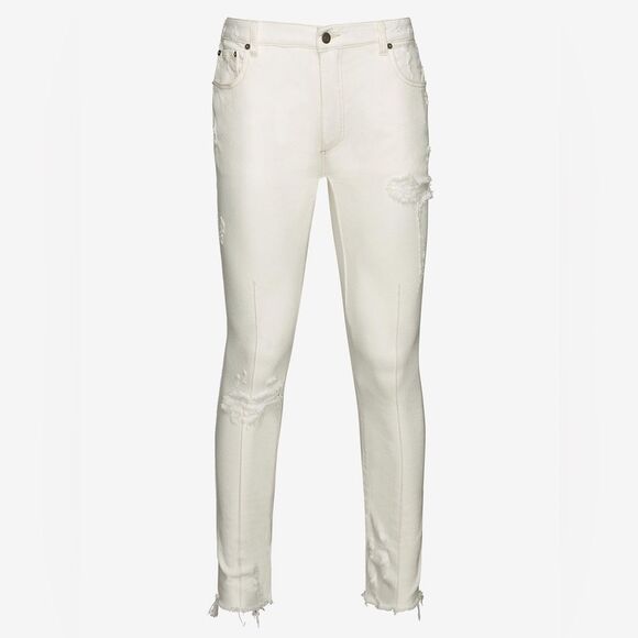 SER.O.YA NATE‎ SKINNY JEAN OFF WHITE UNISEX SIZE 29 NWT in packaging - Picture 2 of 7